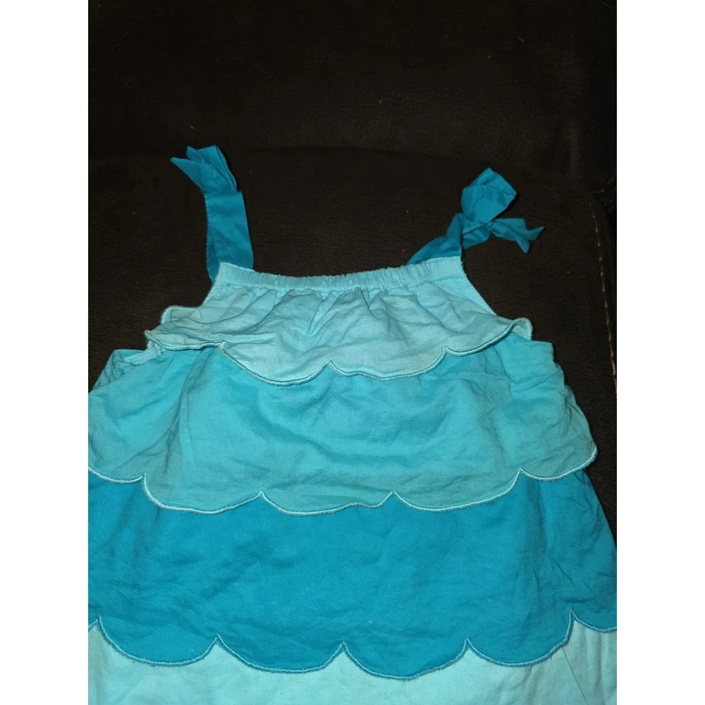 Gymboree sea splash tiered wave dress size 12 18 months